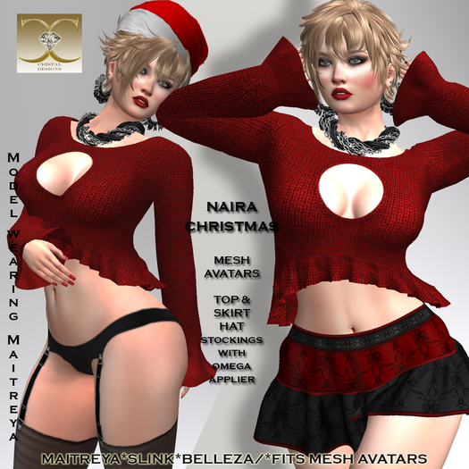 NAIRA CHRISTMAS IN RED