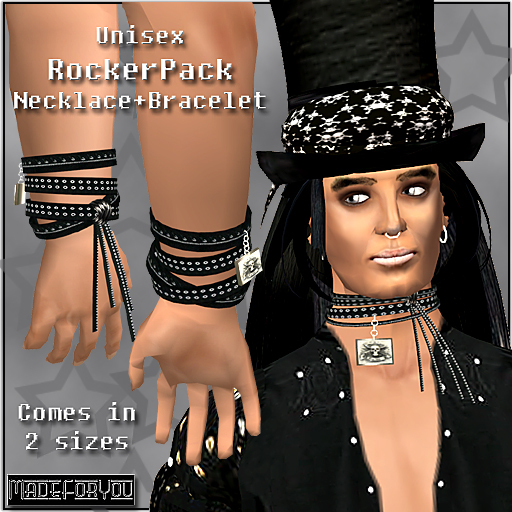 RockerPackage-Unisex-Necklace-Bracelet/MadeForYou