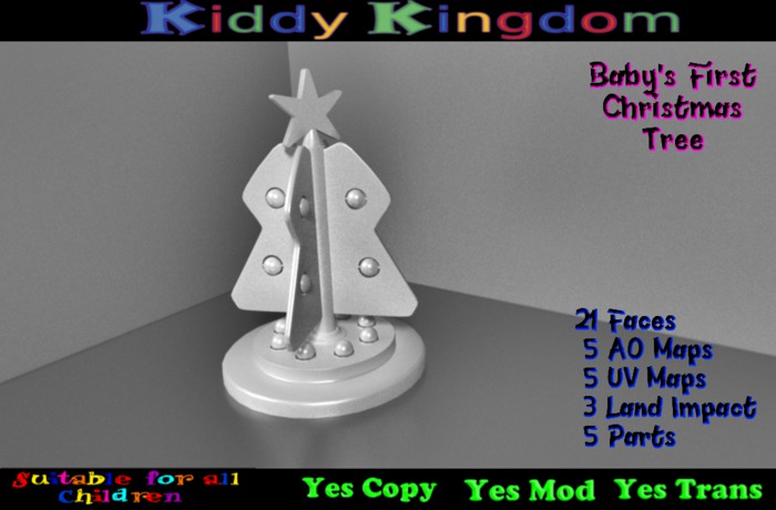 (KK) Baby's First Christmas Tree Deliver Box