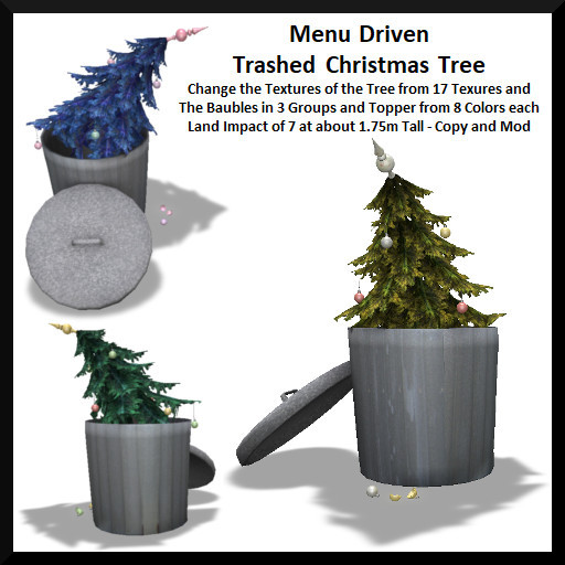Menu Driven Trashed Christmas Tree