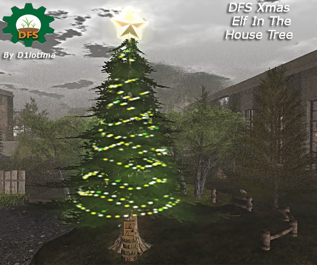 ✅DFS Xmas Elf In The House Tree (Rare)