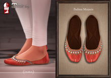 {Zaara} Padma Mojari shoes *saffron*