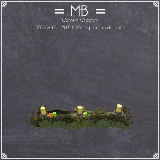 = MB = BOX SEASONALS - Yule Log