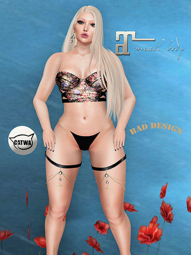 Bad Design Catwa Bento Shape *Scarlett* c/m. wear + click