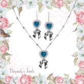 *RJ* Royal Heart Jewelry Set - Silver - Marina