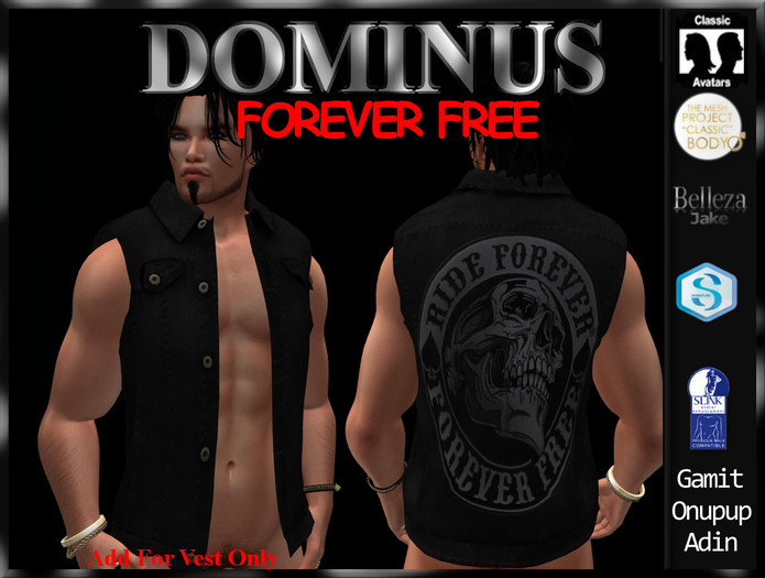 ~DOMINUS~( FOREVER FREE) Vest (BOXED)