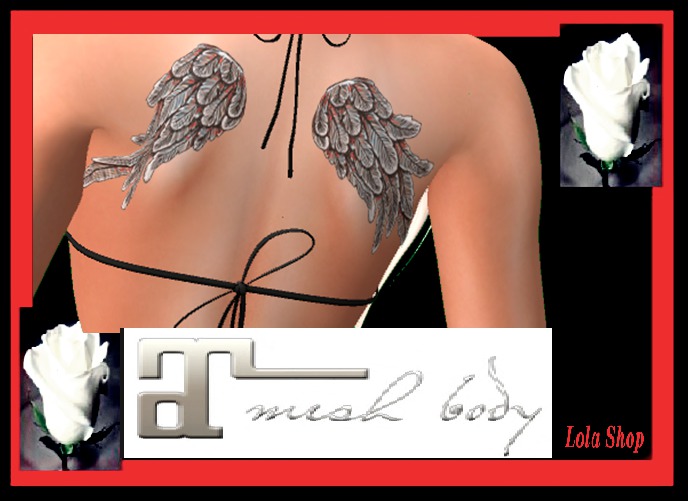 tatoo alas 2 tonalidades