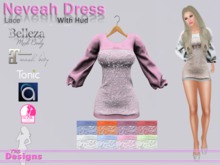 Neveah Dress With Hud Lace