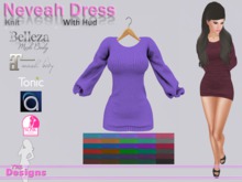 Neveah Dress With Hud Knit
