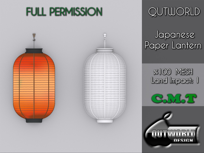 .::QUTWORLD .::Japanese Paper Lantern::.FP Unpack (ADD)