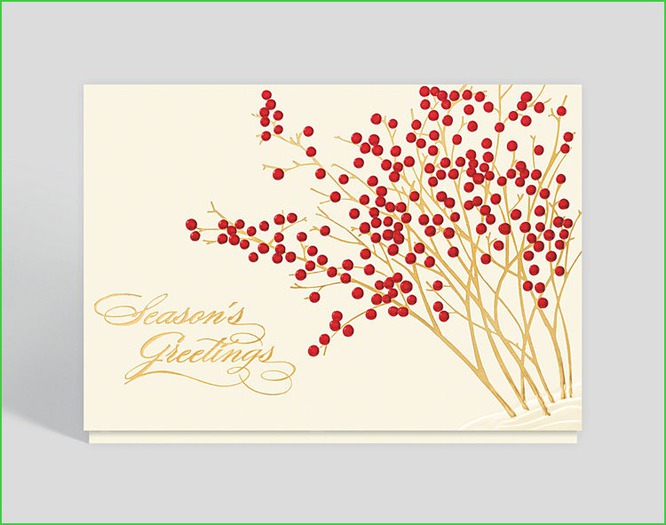 Bordered Seasons Greeting Card