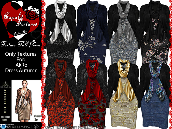 *Capulet Textures_AkRo-Dress Autumn PACK