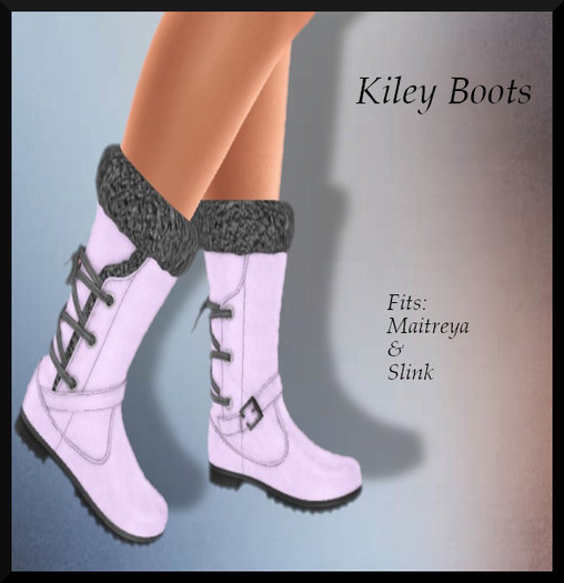 *Shae's Kiley boots Lavender
