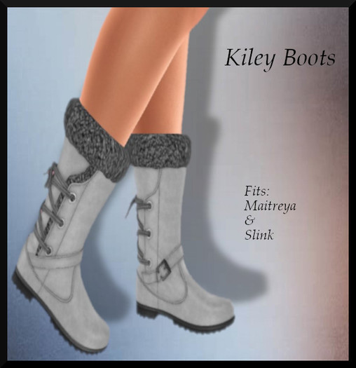 *Shae's Kiley boots Grey