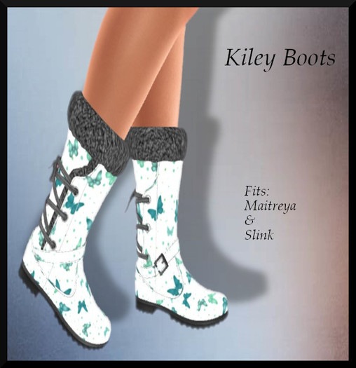 *Shae's Kiley boots Butterflys