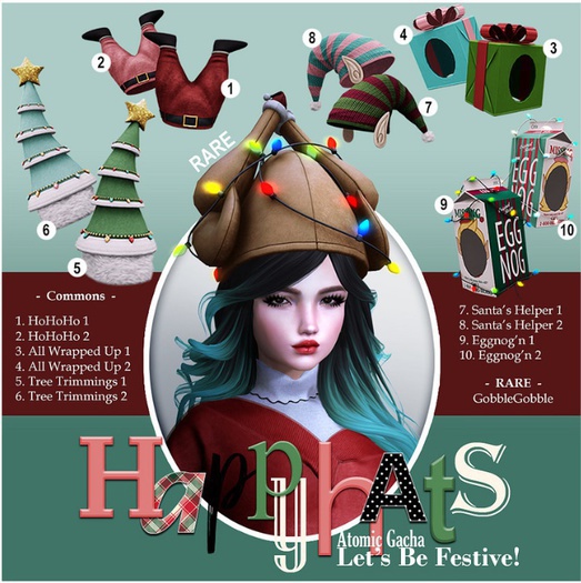 [Atomic] Happy Hats_Let's Be Festive! - HoHoHo 2