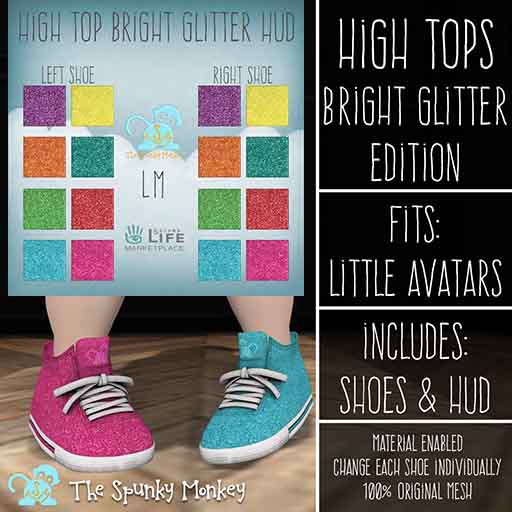[TSM] - High Tops Bright Glitter (Add or Rez me)