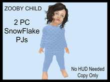 Steph-0-Bee's - SnowFlake PJs (Zooby Child)