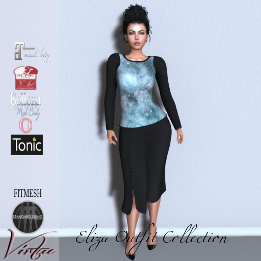 Virtue Eliza Outfit {Sky}