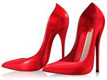 Garbaggio // June Pumps - Red