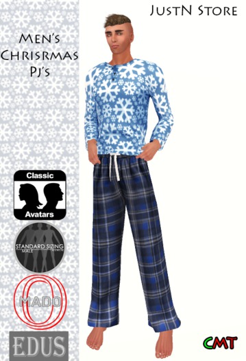 JustNStore-Men's Christmas PJ's-01