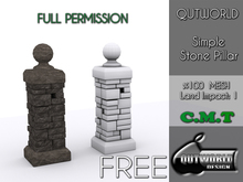 .::QUTWORLD .::Simple Stone Pillar::.FP_FREE GIFT
