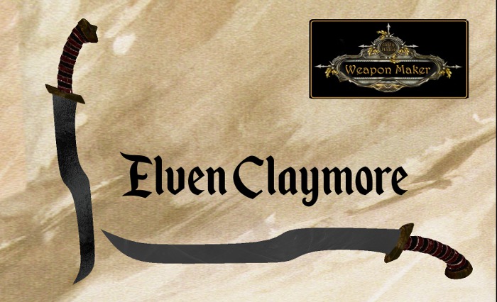 Elven Claymore {Unity Maxim}