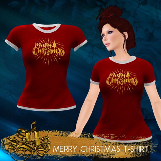 :SDG: Merry Christmas - T-Shirt - Red