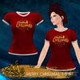 :SDG: Merry Christmas - T-Shirt - Red