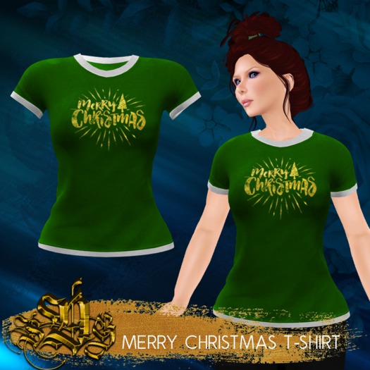 :SDG: Merry Christmas - T-Shirt - Green