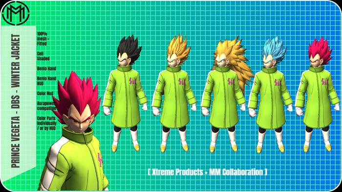 MM ( DBS ) Vegeta ( Winter Jacket ) v2.0