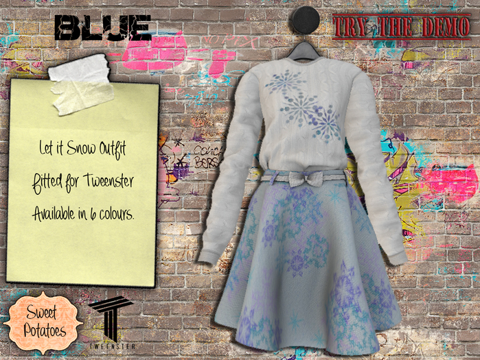 < SP > Let It Snow Outfit for Tweenster - Blue