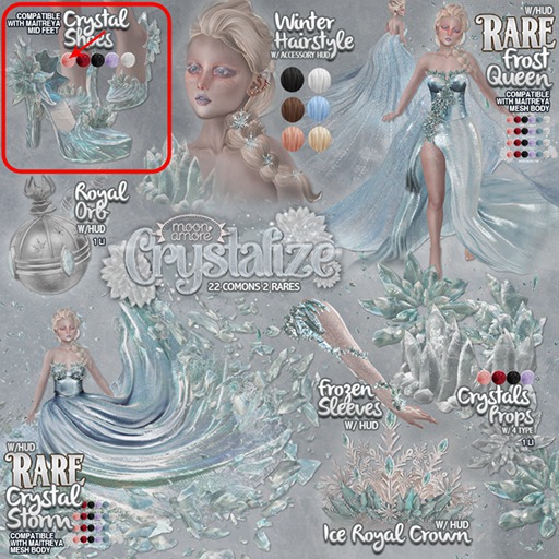 :Moon Amore: Crystallize / Crystal Shoes / ROSE