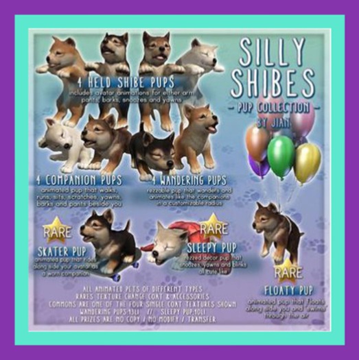 JIAN :: Silly Shibes - Wander Sable (EP BOX)