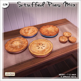 [V/W] Stuffed Pies Mix - Set of 4 different baked pies + three mini-pies - Mesh food