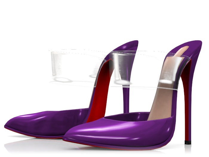Garbaggio // Delilah Mules - Purple