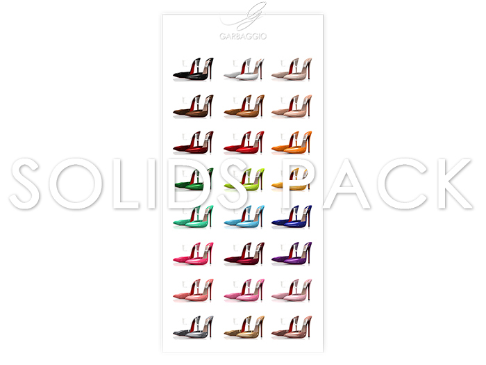 Garbaggio // Delilah Mules - Solids Pack