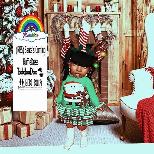 (RBS) Santa's Coming RuffleDress