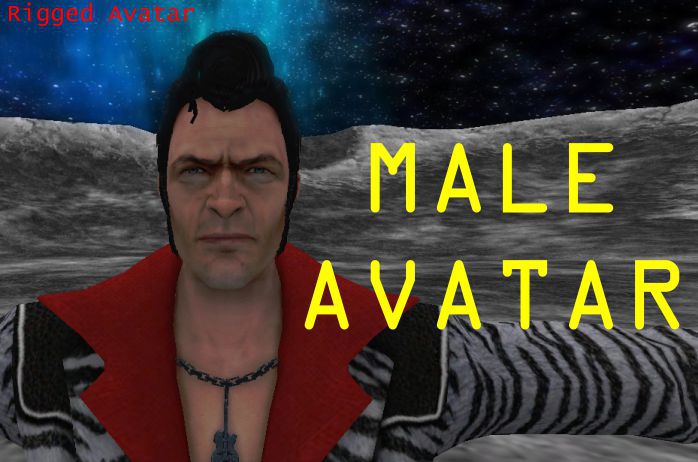 Male AVATAR Rigged Mesh MODIFY TRANSFER PROMO