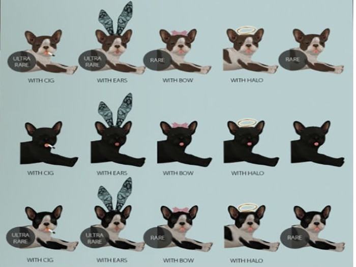 [Avenge] Puppy in relax with bow - black