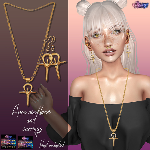 [Eternus] FATPACK Aura Necklace and Earrings