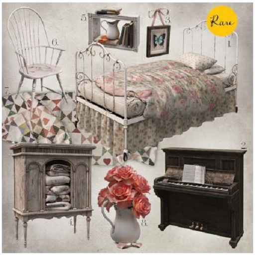 1. Apple Fall Dolly Bed RARE