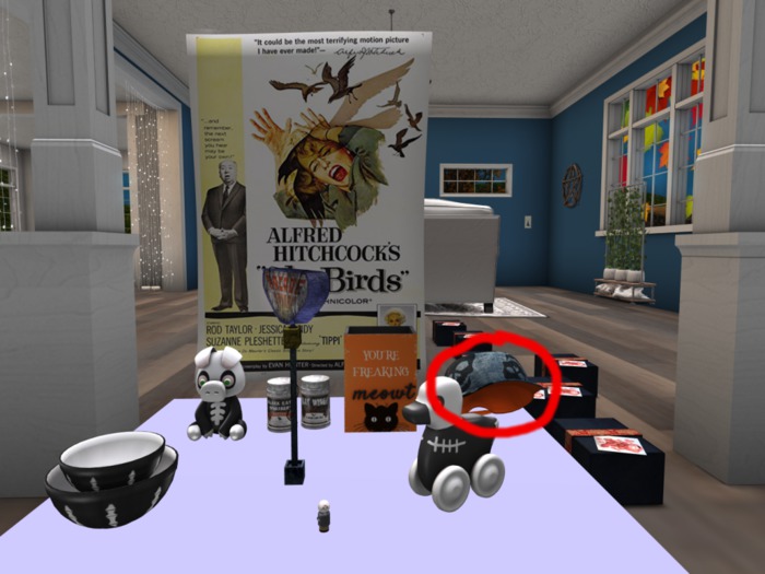 ~*larnia*~ denim skull ball cap