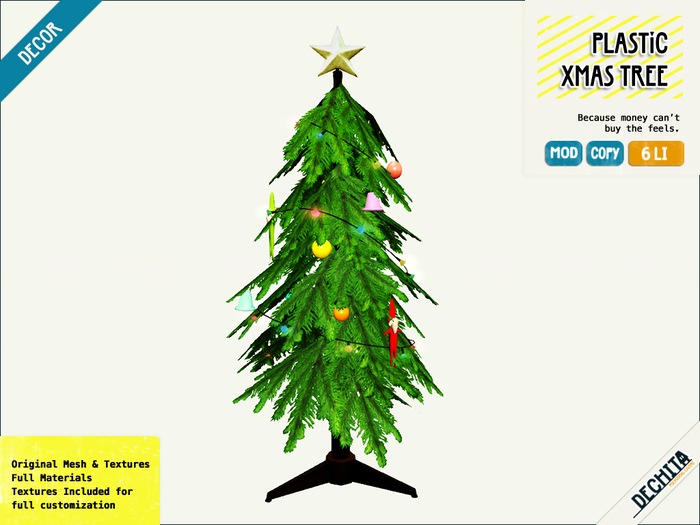 [DECHITA] Plastic Xmas Tree