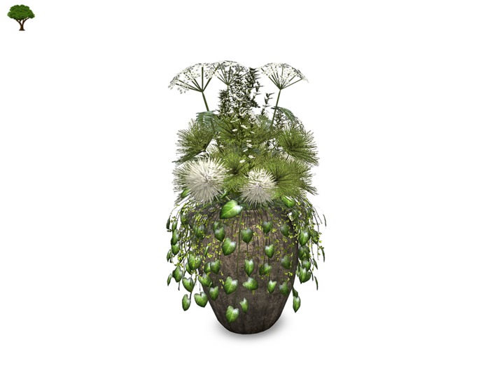 Mesh Wild Flowers Pot Carissa