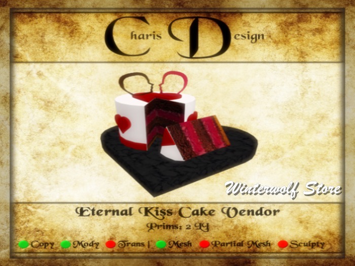 Eternal Kiss Cake G&S