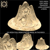GD MESH FULL PERM STATUE ANGEL IN THE ROCK