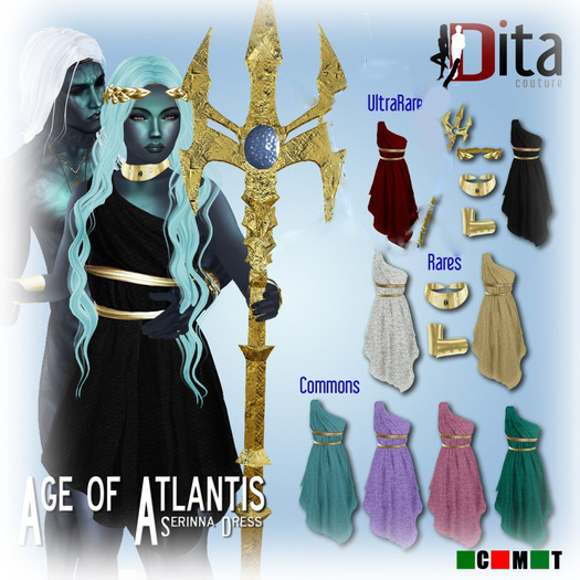 :::DC::: Serinna Dress - Blue - Common