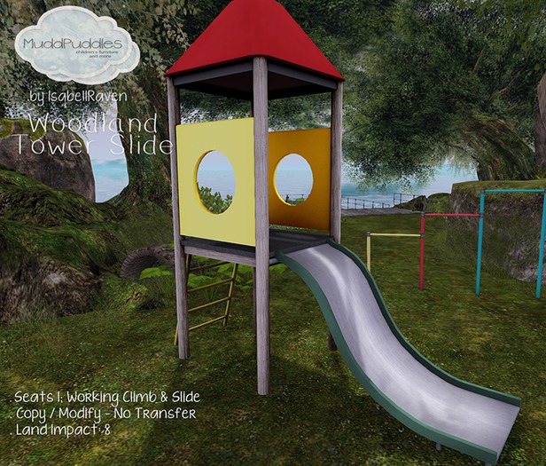 MuddPuddles: Woodland Tower Slide {BOX}