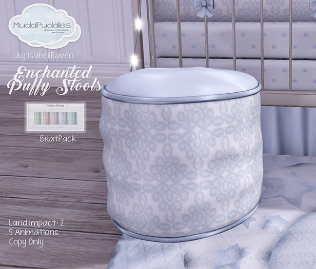 MuddPuddles: Enchanted Puffy Stool Pack